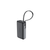 Батарея универсальная Acefast 10000mAh 30W PD, USB-C witch cable, USB-A, Li-Pol, M7 Black (6974316283379)