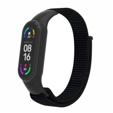 Ремешок для фитнес браслета Armorstandart нейлоновый для Xiaomi Mi Band 7/6/5/4 Black (ARM67839)
