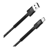 Дата кабель USB 2.0 AM to USB-C 1.0m 2.4А black ColorWay (CW-CBUC063-BK)