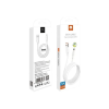 Дата кабель USB 2.0 AM to USB-C 1.0m 5A PVC white WUW (6972573331635)