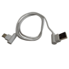 Дата кабель USB 2.0 AM to USB-C 1.0m 2.4A 90° corner white XoKo (XK-CTC-001-WH)