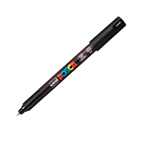 Маркер UNI Posca PC- 1MR 0.7 мм Чорний (PC-1MR BLACK(N))