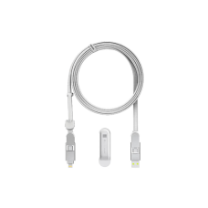 Дата кабель 6in1 inCharge XL 2.0m white Rolling Square (XLM02R)
