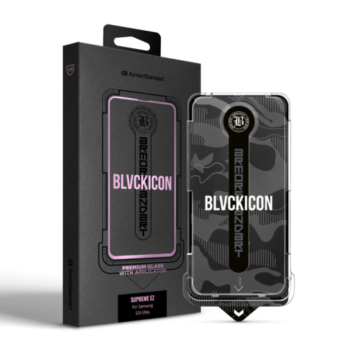 Скло захисне Armorstandart Black Icon Supreme EZ Samsung S25 Ultra (ARM91247)