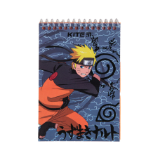 Блокнот Kite на спіралі Naruto А6, 48 аркушів, нелінований (NR23-196-2)