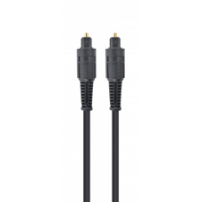 Кабель мультимедійний Optical Toslink 1.0m black Cablexpert (CC-OPT-1M)