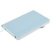 Книга записна Buromax Etalon 125x195 мм 96 аркушів в точку обкладинка зі штучної шкіри Блакитна (BM.291360-14)