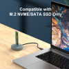 Док-станция для накопителей Maiwo M.2 NVMe/SATA SSD to USB3.2 Gen2 USB-C 10Gbps (K1698P2)