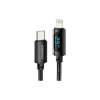 Дата кабель USB-C to Lightning 1.0m 29W LED black Essager (EXCTL-XY01-P)
