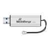 USB флеш накопитель Mediarange 256GB Black/Silver USB 3.0 (MR919)