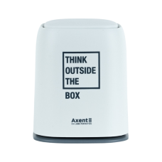 Корзина для бумаг Axent Настольный мусорный контейнер, прямоугольный, белый (2133-21-A)