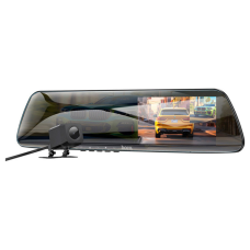 Видеорегистратор HOCO DV4 4.5-inch rearview mirror driving recorder dual-channel Black (6942007616782)