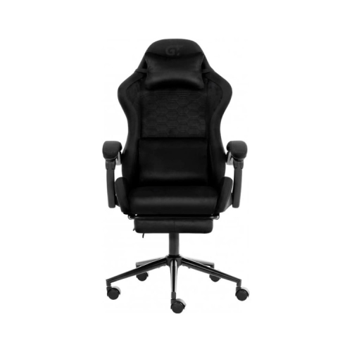 Крісло ігрове GT Racer X-2338 Black (X-2338 Fabric Black/Black Suede)