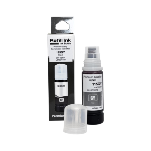 Чорнило Premium Quality Epson 115 70мл Gray C13T07D54A (70264910)