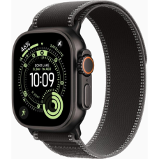 Смарт-годинник Apple Watch Ultra 3 GPS + Cellular 49mm Black Titanium Case with Black/Charcoal Trail Loop - M/L (MF1H4QP/A)