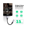 Перехідник USB-C to 3.5mm F 0.10m AV161 Ugreen (80154)