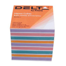 Папір для нотаток Delta by Axent "COLOR" 90Х90Х80мм, unglued (D8025)