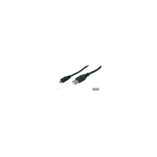Дата кабель USB 2.0 AM to Micro 5P 1.0m black Digitus (AK-300127-010-S)
