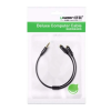 Кабель мультимедійний 3.5mm M to 2x3.5mm F black Ugreen (UGR-30620)