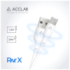 Дата кабель USB 2.0 AM to Lightning 1.2m PwrX 20W ACCLAB (1283126559549)