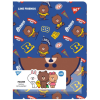 Папка с файлами Yes А4 с 20 файлами Line Friends. Brown с карманом (492109)