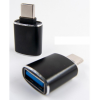 Перехідник OTG USB 2.0 AF to USB-C black Dengos (ADP-018)