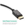 Перехідник Display Port M to VGA F black Ugreen (20415)