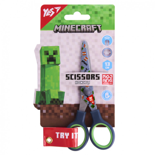 Ножиці Yes Minecraft 13см з принтом на лезі (480470)