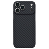 Чохол до мобільного телефона BeCover FIBRA Carbonite MagSafe Apple iPhone 17 Pro Max Black (715410)