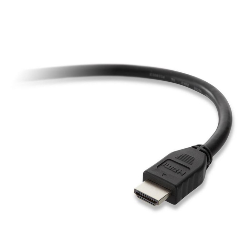 Кабель мультимедійний HDMI M to HDMI M 1.5m High Speed with Ethernet Belkin (F3Y017BT1.5MBLK)