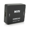 Перехідник HDMI F to 3xRCA F AV 720P/1080P black Voltronic (YT-CM-HDMI/AV-B)
