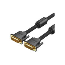 Кабель мультимедійний DVI to DVI 24+1pin 8.0m 2K 60Hz ferrite Vention (EAEBK)