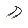 Кабель мультимедійний 3.5mm M to 3.5mm M 1.0m black Acefast (6974316285267)