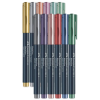 Набір маркерів Faber-Castell тонких металіків для декорування Metallics Marker M (1,5 мм) 12 кольорів (32019)