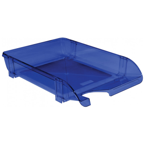 Лоток для паперів Economix горизонтальний пластик, синій (E31801-02)