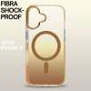 Чохол до мобільного телефона BeCover FIBRA Shock-Proof MagSafe Apple iPhone 17 Gold (715444)