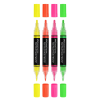 Набір маркерів Faber-Castell акрилові двобічні Black Edition Shake & Paint Neon Acrylic Marker, 4 неонові кольори (33105)