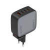 Зарядний пристрій ColorWay Power Delivery GaN (USB-A + 3USB TYPE-C) (100W) (CW-CHS047PD-BK)