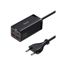 Зарядний пристрій Baseus 2xUSB-C 100W + 2xUSB GaN black (CCGP000101)