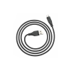 Дата кабель USB 2.0 AM to Micro 5P 1.2m 2.4A TPE C3-09 black Acefast (6974316280880)