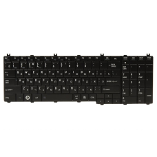 Клавіатура ноутбука PowerPlant TOSHIBA Satellite C650, L650 черный, черный фрейм (KB310685)