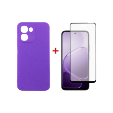 Чохол до мобільного телефона Dengos Carbon Cover + Glass Oppo A6x / A6k Purple (DG-KM-193)