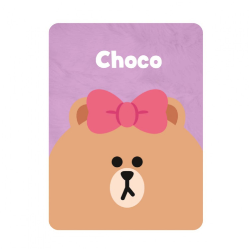 Блокнот Yes Пухнастий Line Friends Choco , 80 аркушів Лінія (151746)