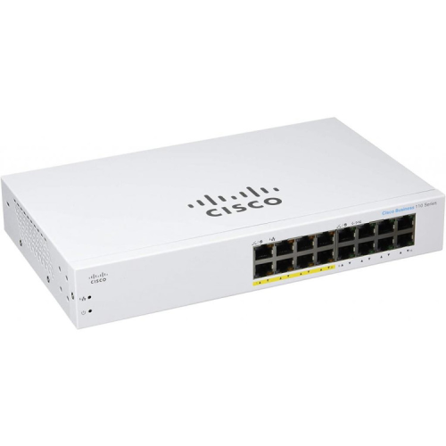 Комутатор мережевий Cisco CBS110-16PP-EU