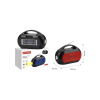 Акустична система NEWVEW NV-V50 Solar Panel/BT/USB/TF/FM/AUX Red (NWVW-NV-V50-RD)