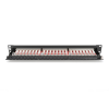 Патч-панель 19" 24xRJ-45 STP cat.6a, 1U, black Digitus (DN-91624S-EA-B)