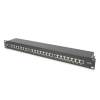 Патч-панель 19" 24xRJ-45 STP cat.6a, 1U, black Digitus (DN-91624S-EA-B)