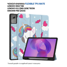 Чохол до планшета BeCover Flexible TPU Mate Lenovo Idea Tab / K11 (2nd Gen) TB336 / Xiaoxin Pad (2025) 11" Unicorn (715638)