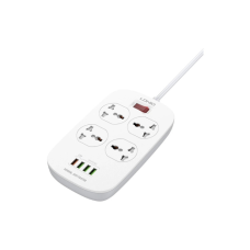 Мережевий фільтр живлення LDNIO SC4407Q 4роз. 4USB 2м (SC4407Q)