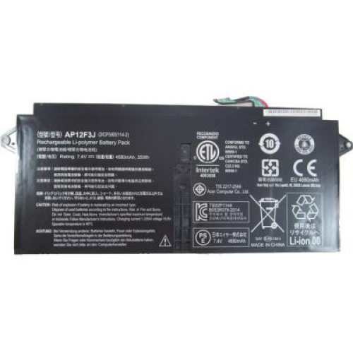 Аккумулятор для ноутбука Acer Acer AP12F3J Aspire S7-391 4680mAh (35Wh) 4cell 7.4V Li-ion (A47044)